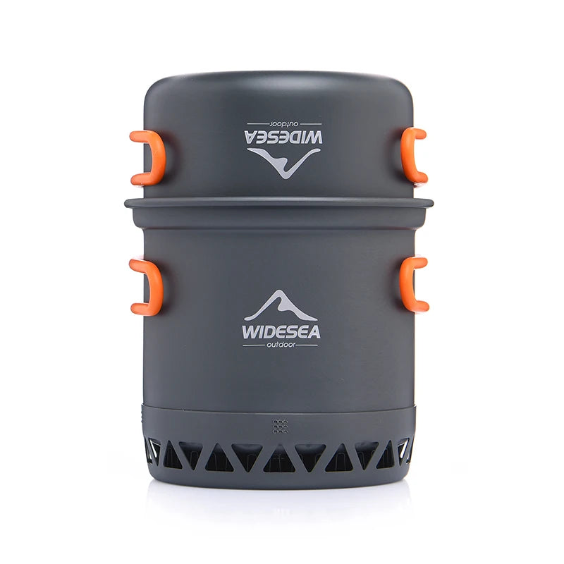Widesea Camping Cookware Set - Pot, Kettle & Travel Tableware
