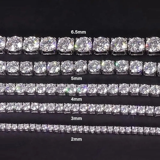Moissanite Tennis Necklace