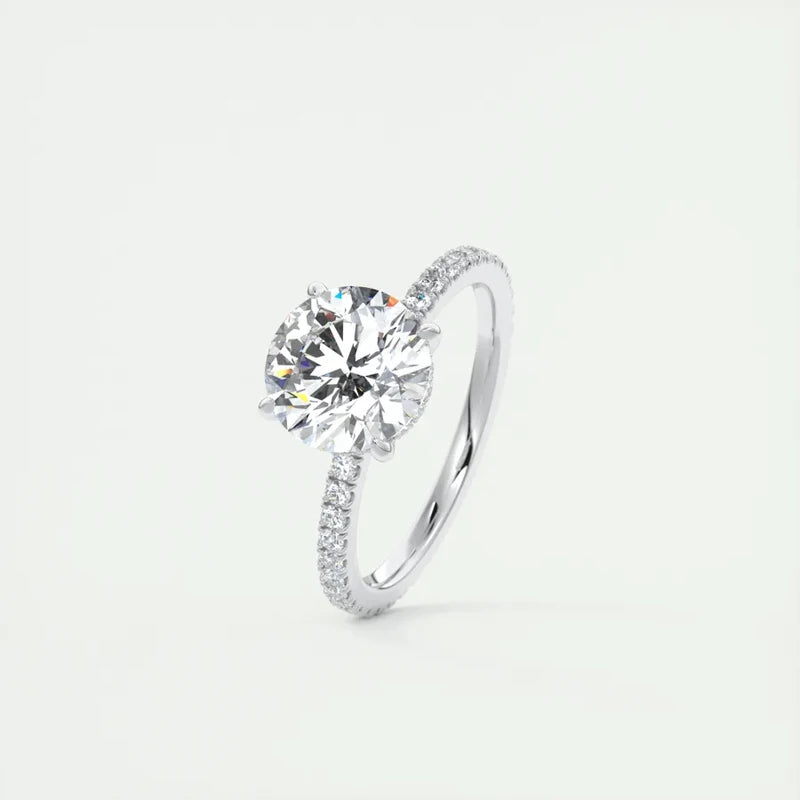 Classic Moissanite Promise Ring