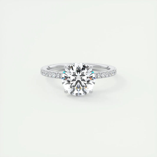 Classic Moissanite Promise Ring