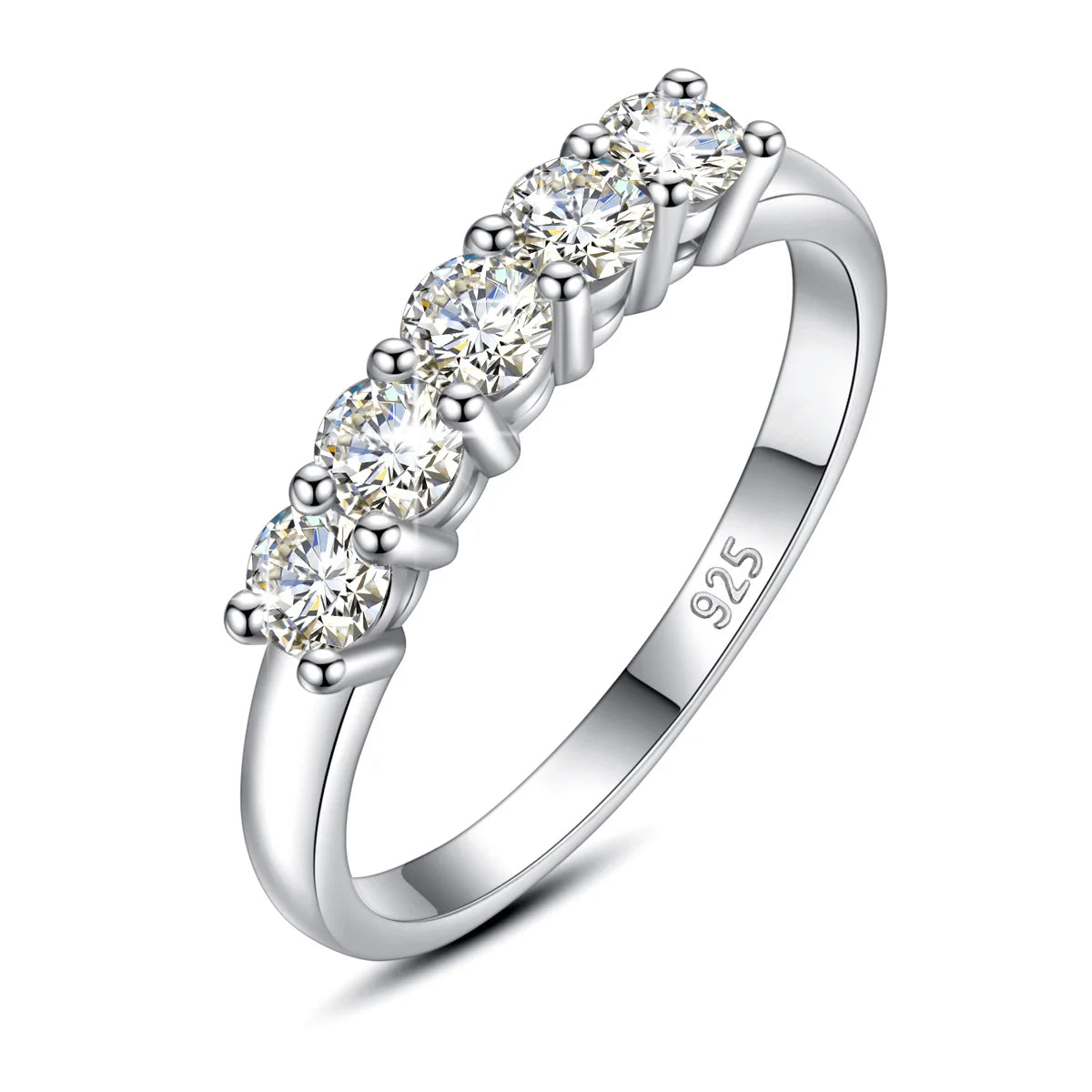 Five-Stone Moissanite Ring