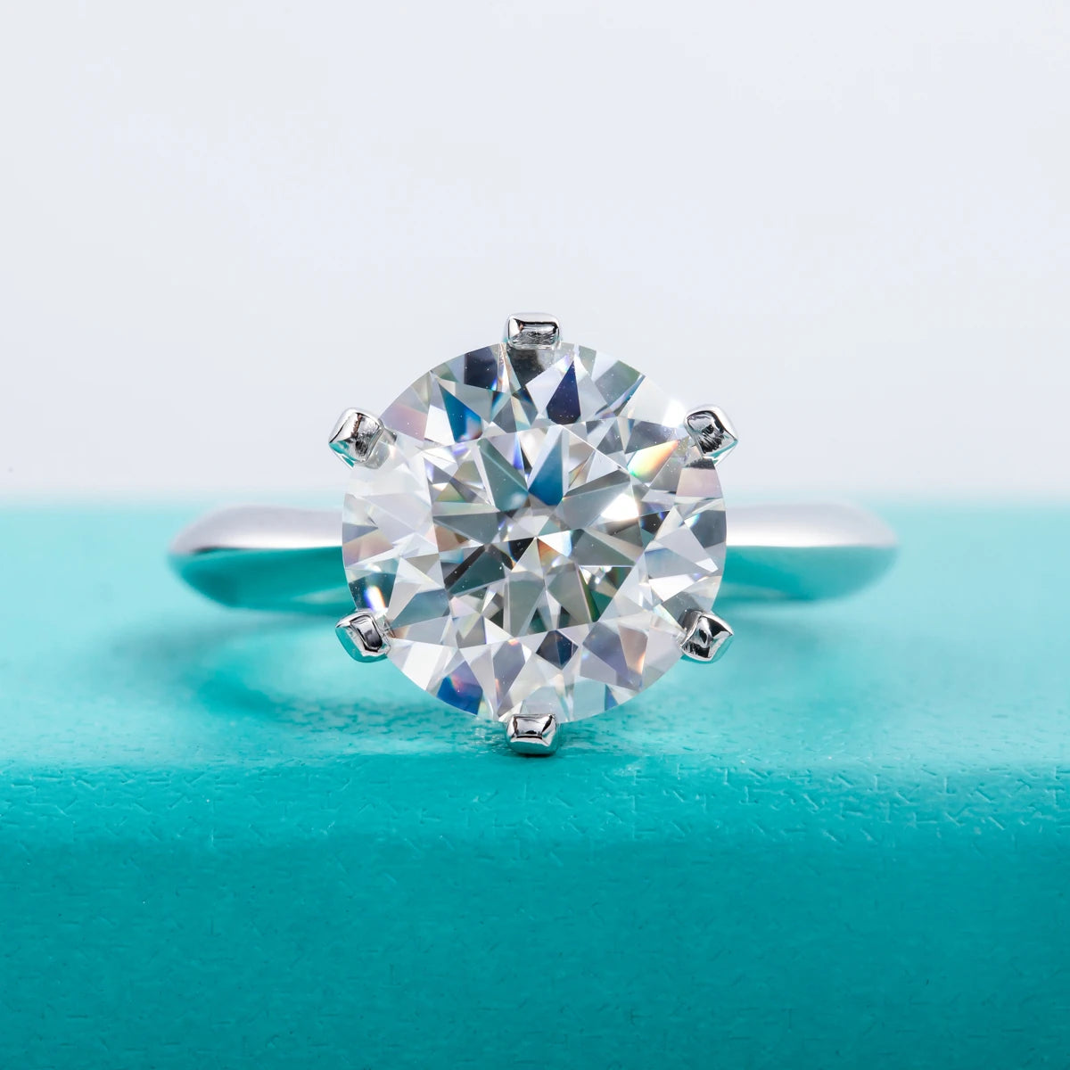 Moissanite Engagement Ring
