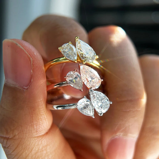 Toi et Moi Moissanite Ring