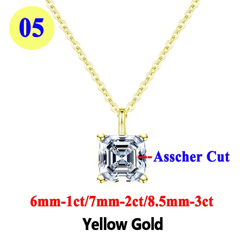 Moissanite Pendant Necklace