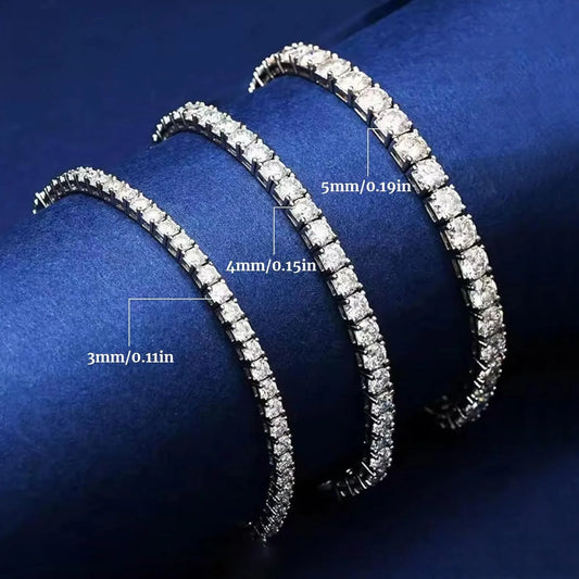 Moissanite Diamond Tennis Bracelet
