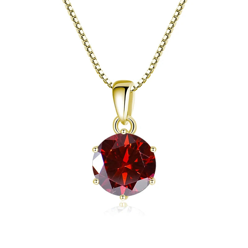 Moissanite Pendant Necklace, 1CT