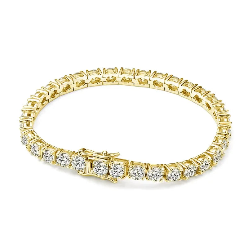 Moissanite Tennis Bracelet, GRA Certified
