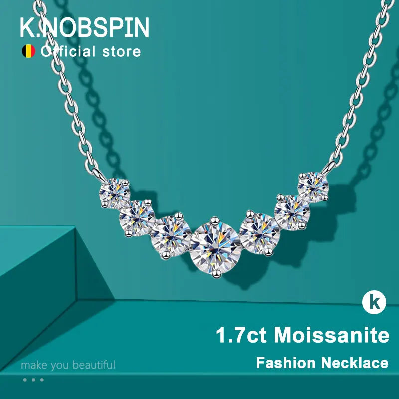 Moissanite Pendant Necklace