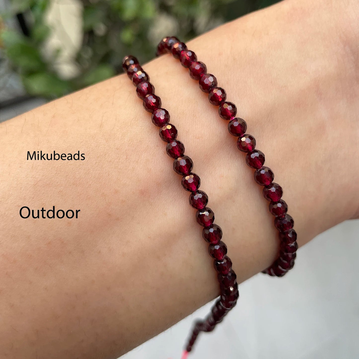 Natural Garnet Beads for Jewelry Making