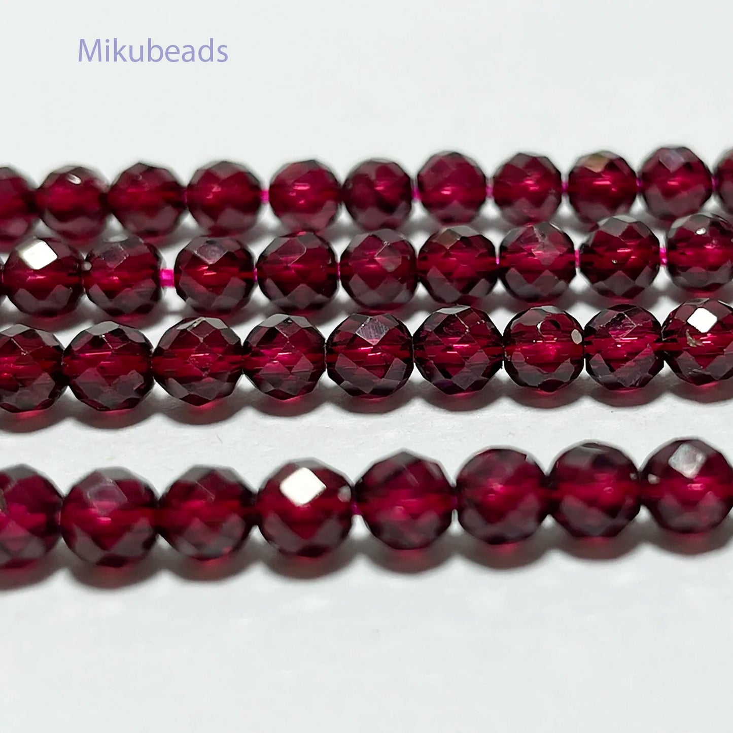 Natural Garnet Beads for Jewelry Making