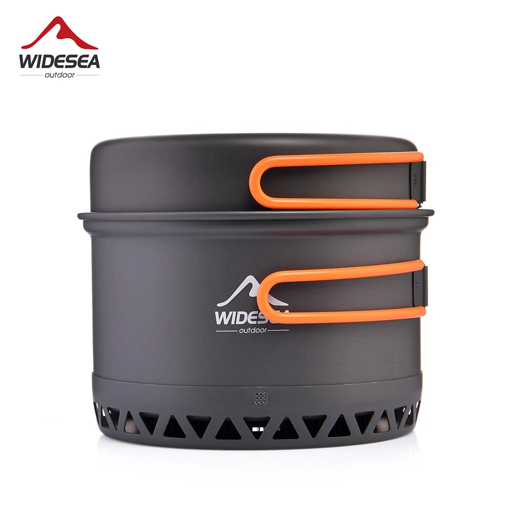 Widesea Camping Cookware Set - Pot, Kettle & Travel Tableware