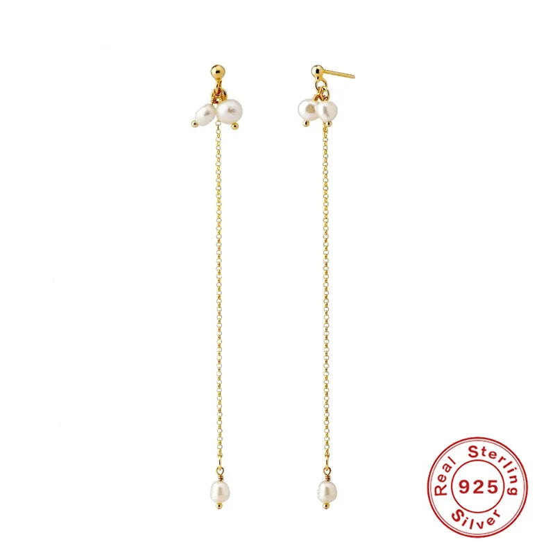 Pearl Hoop Earrings
