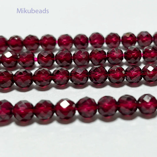 Natural Garnet Beads for Jewelry Making