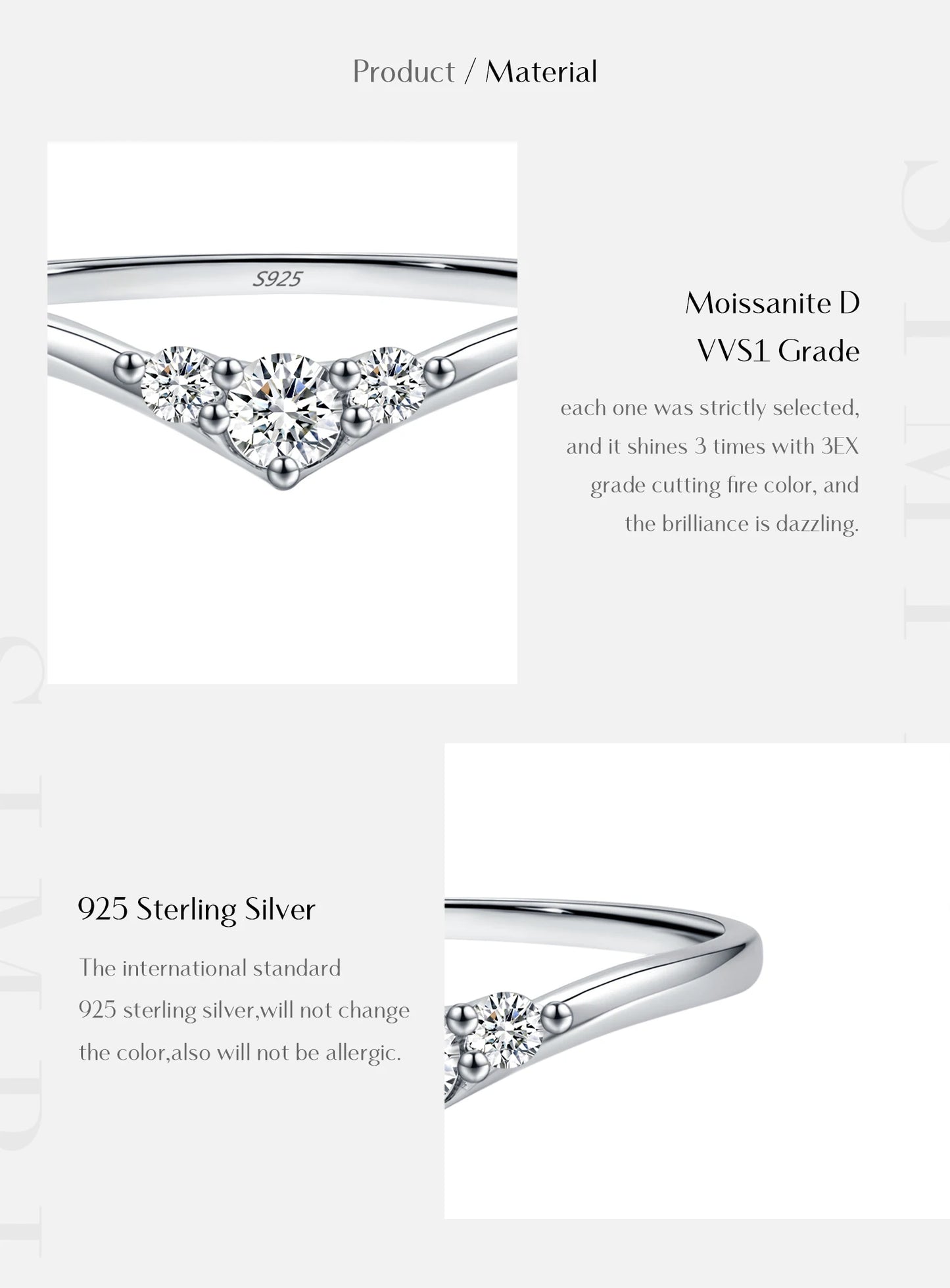 Simple Eternity Moissanite Ring