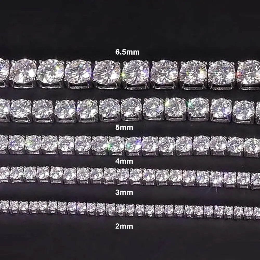 Moissanite Tennis Necklace