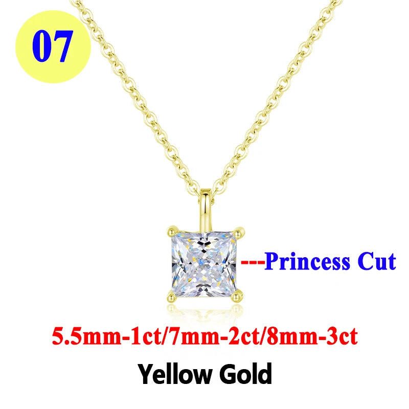 Moissanite Pendant Necklace