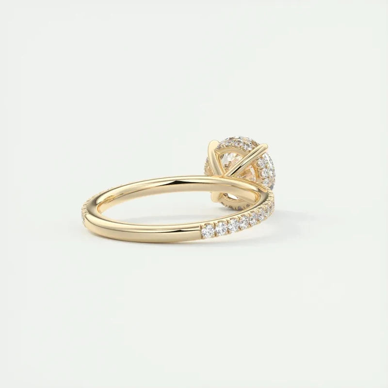 Classic Moissanite Promise Ring