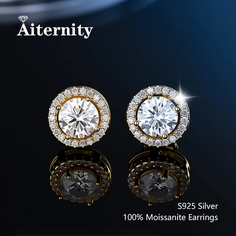 Moissanite Stud Earrings