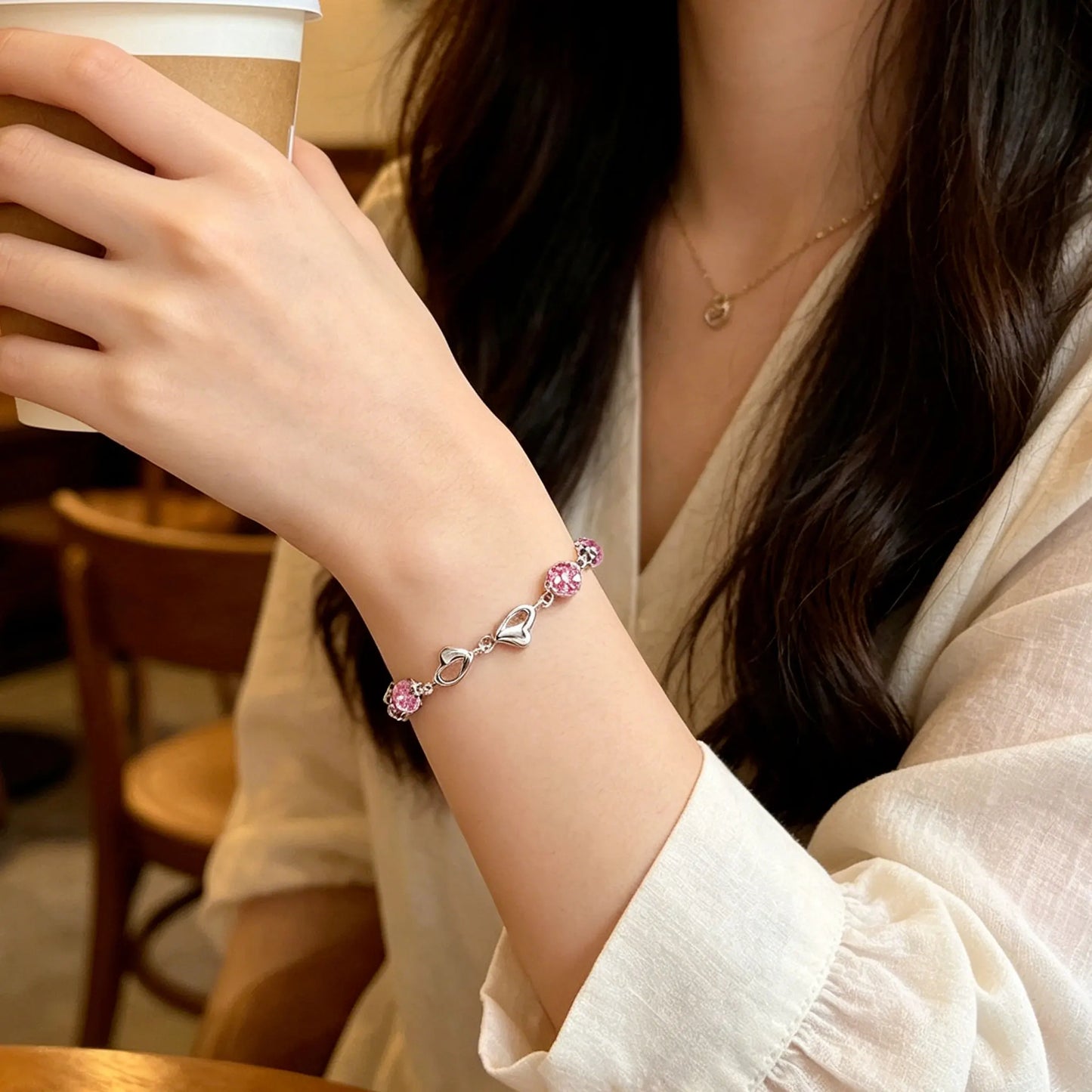Heart Charm Bracelet