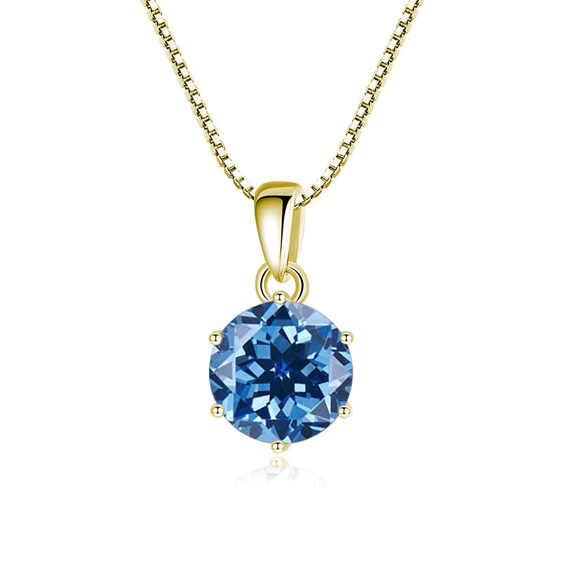 Moissanite Pendant Necklace, 1CT