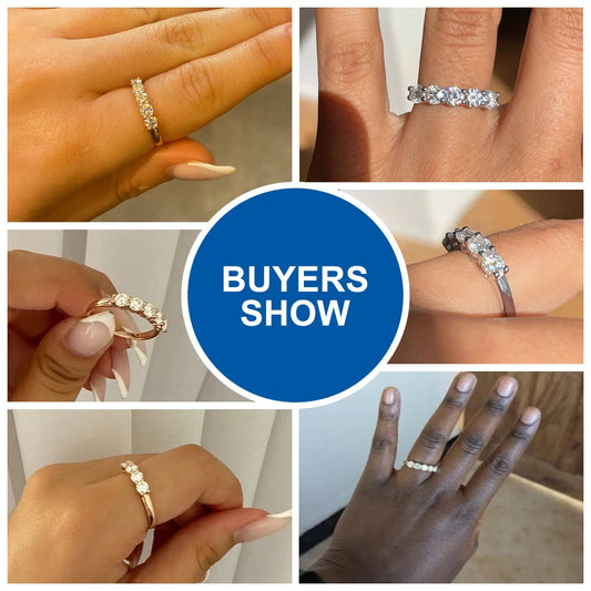 Five-Stone Moissanite Ring