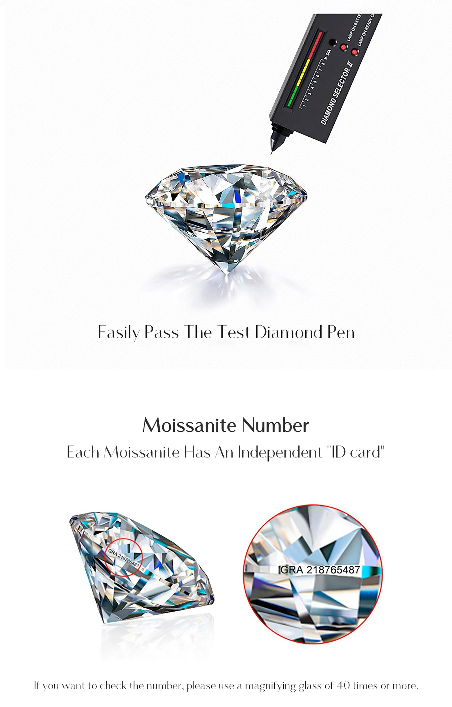 Simple Eternity Moissanite Ring