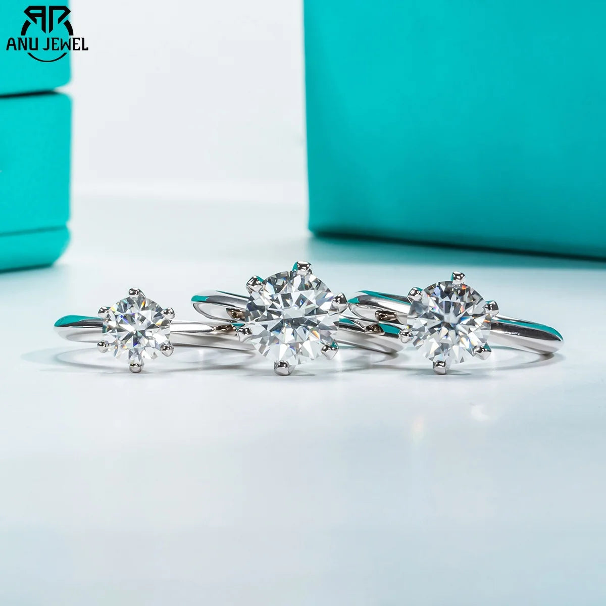 Moissanite Engagement Ring