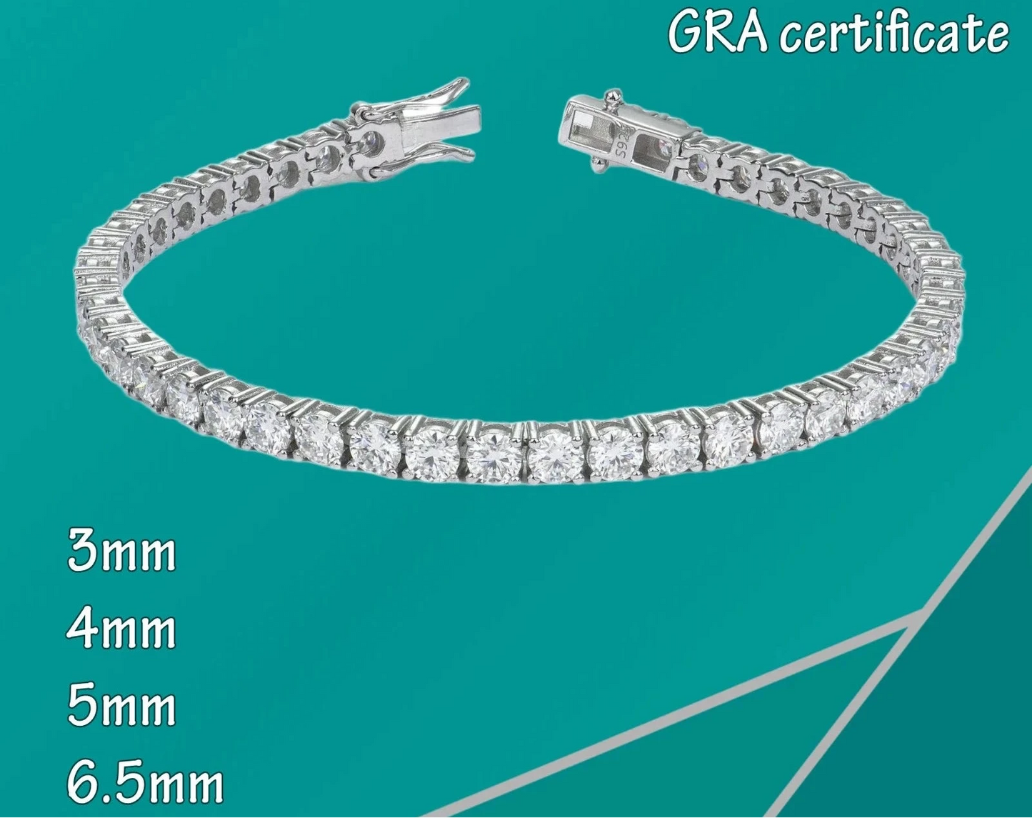 Moissanite Diamond Tennis Bracelet