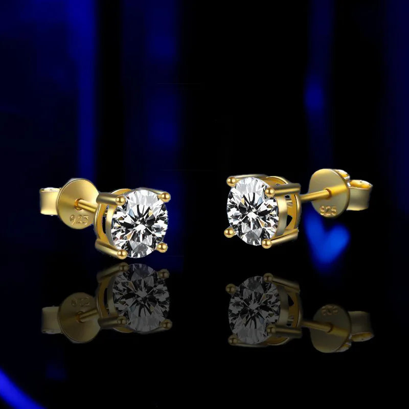 Moissanite Stud Earrings