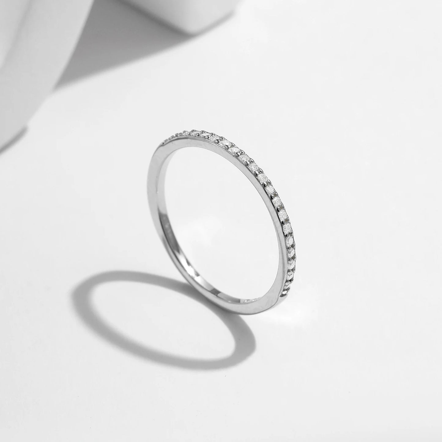 Simple Eternity Moissanite Ring