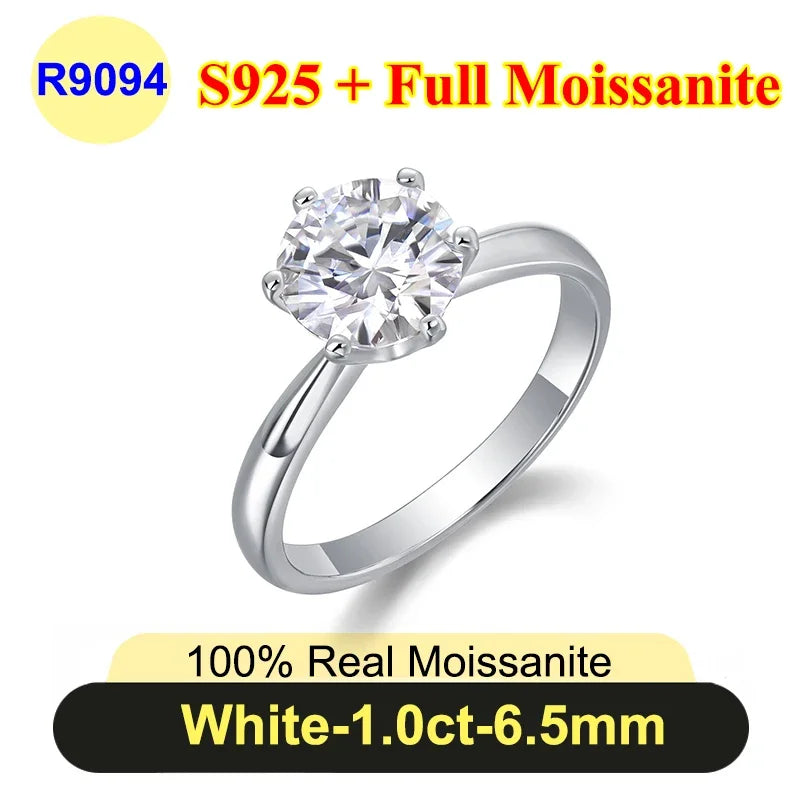 Radiant Cut Moissanite Ring
