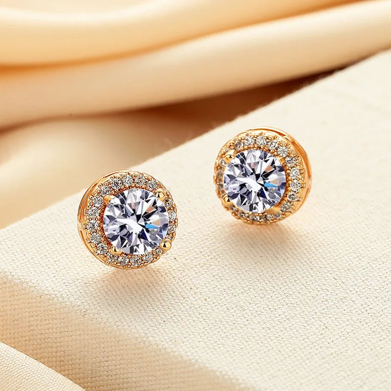 Moissanite Stud Earrings