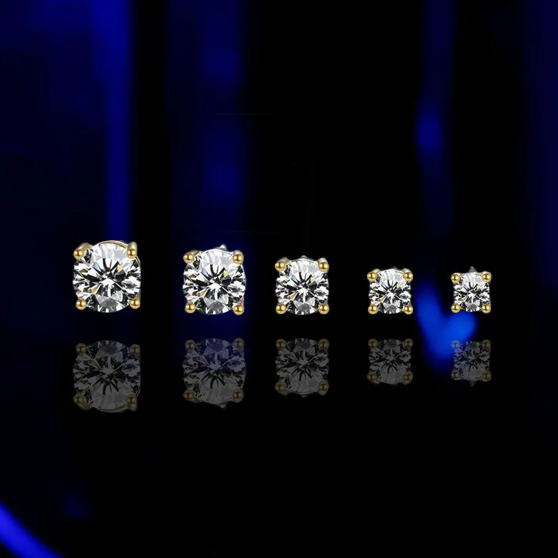 Moissanite Stud Earrings