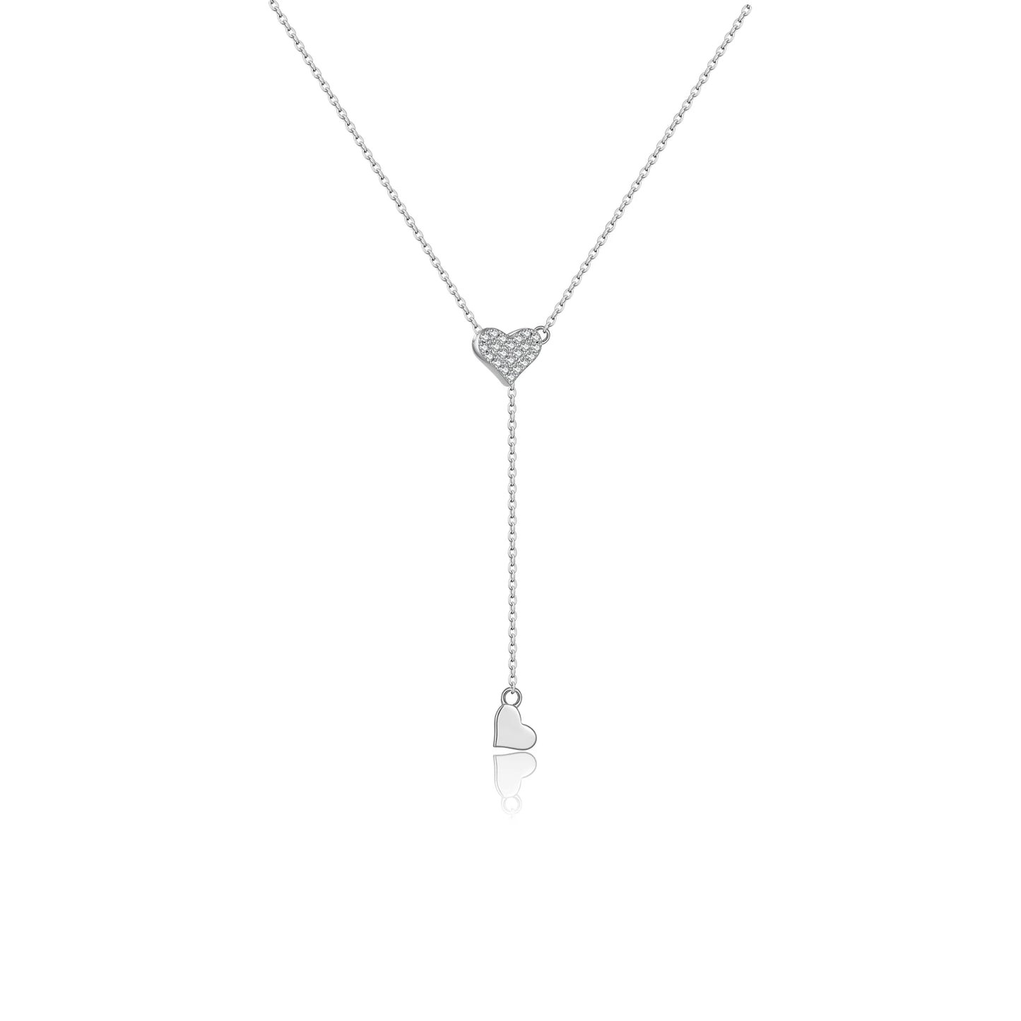 Adjustable Heart Pendant Necklace