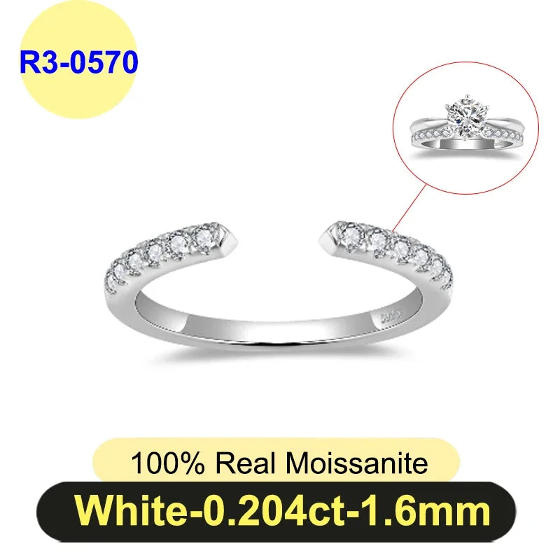 Radiant Cut Moissanite Ring