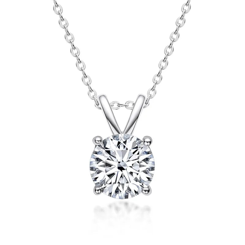 Moissanite Pendant Necklace
