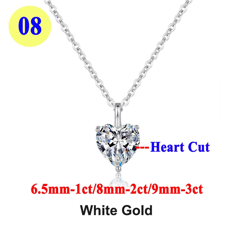 Moissanite Pendant Necklace