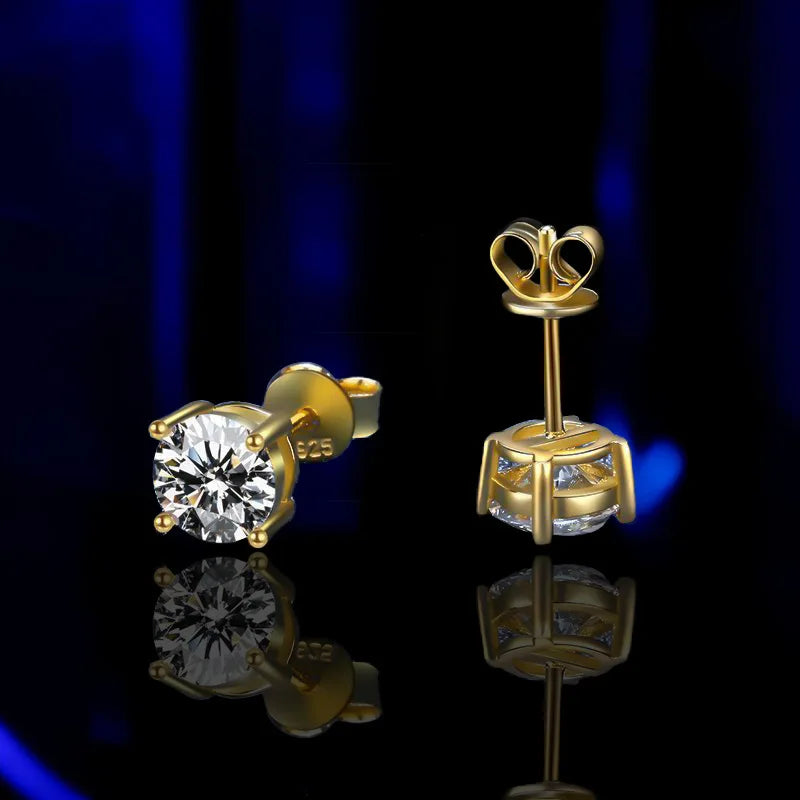 Moissanite Stud Earrings