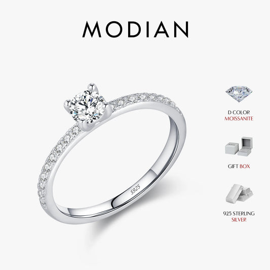 Square Moissanite Ring
