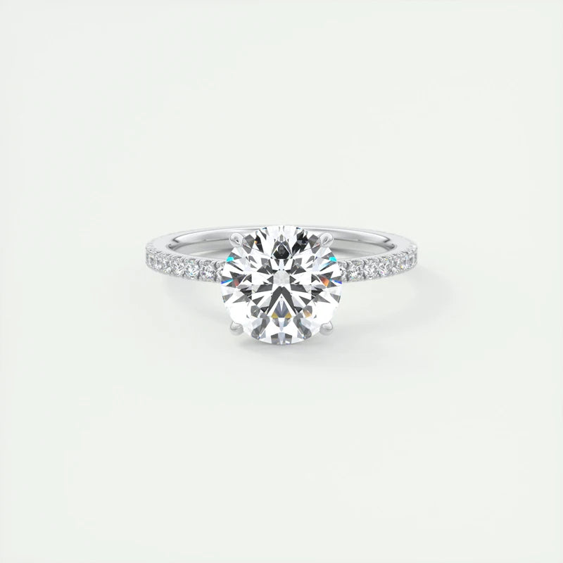 Classic Moissanite Promise Ring