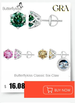 Moissanite Pendant Necklace, 1CT