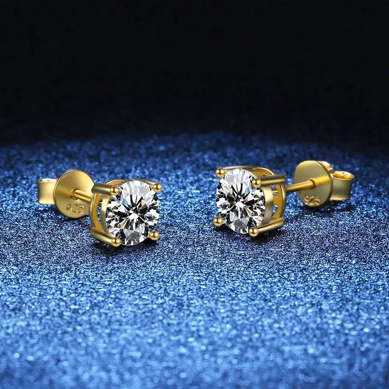 Moissanite Stud Earrings
