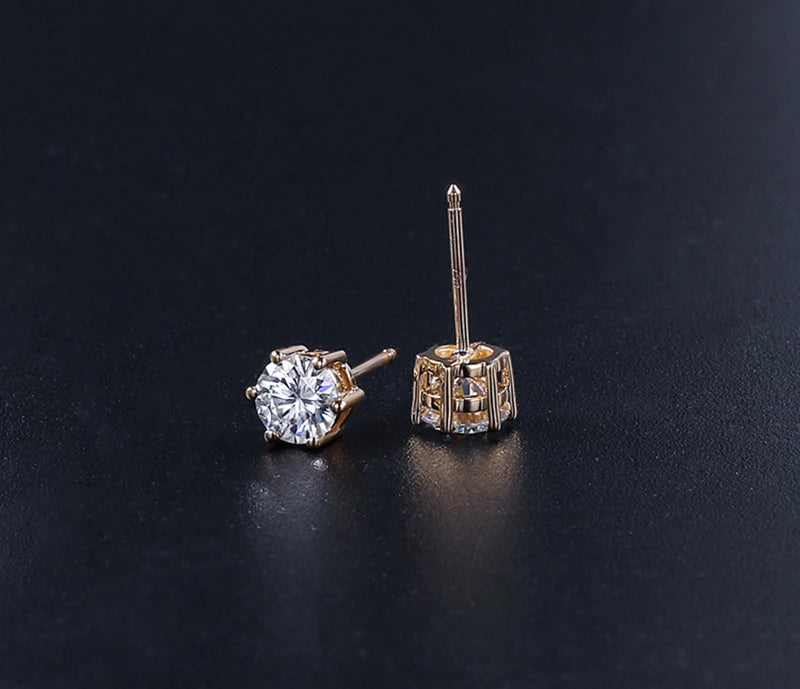 Moissanite Stud Earrings