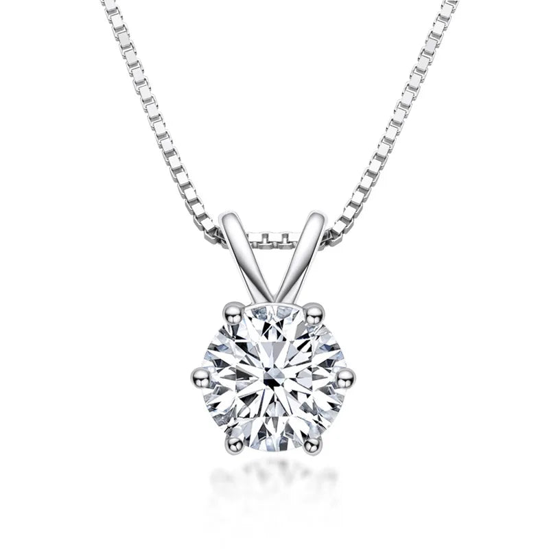 Moissanite Pendant Necklace