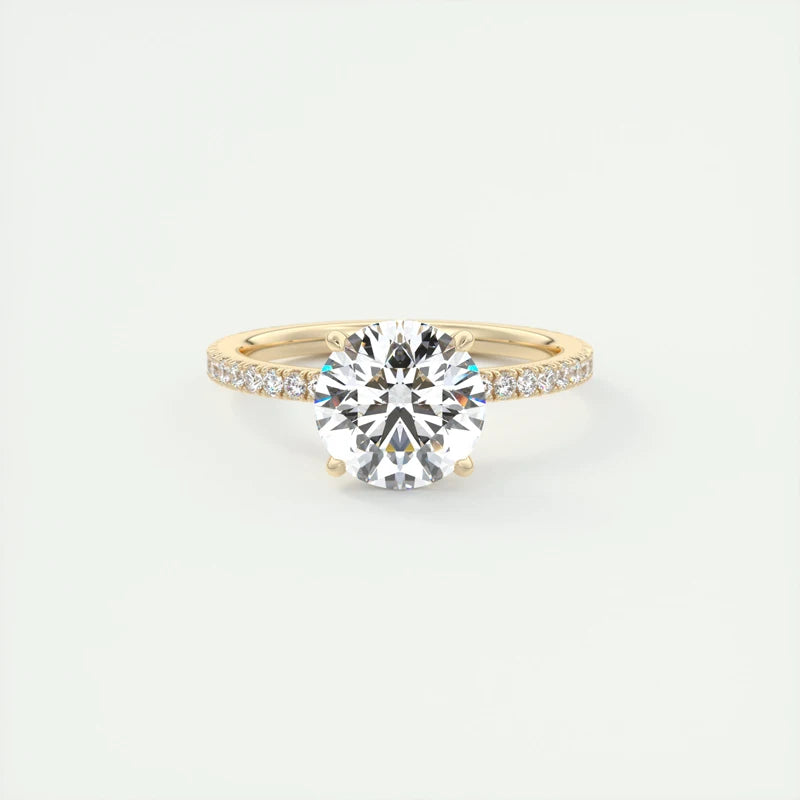 Classic Moissanite Promise Ring