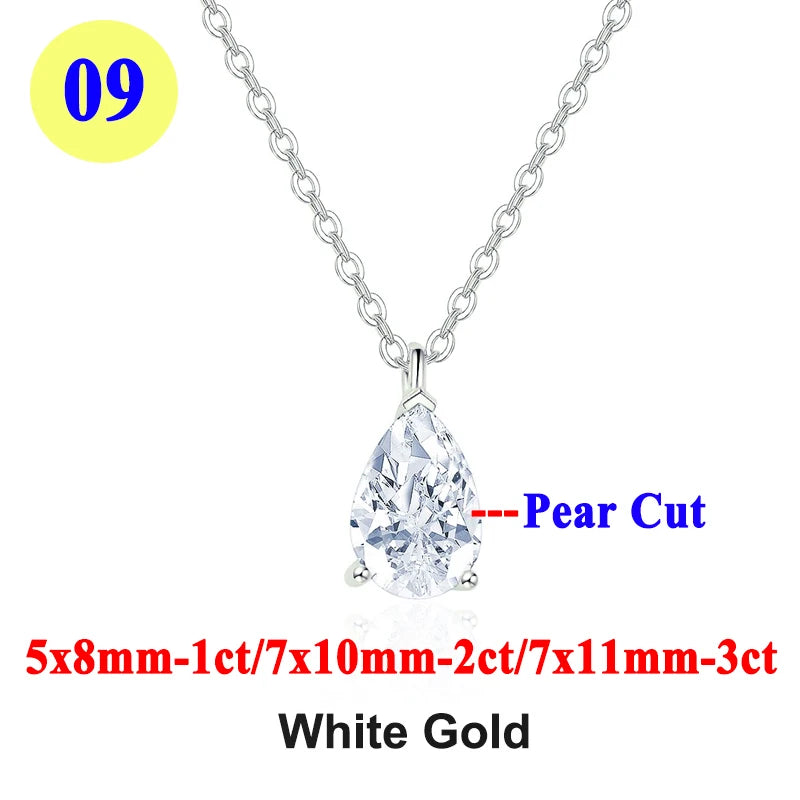 Moissanite Pendant Necklace