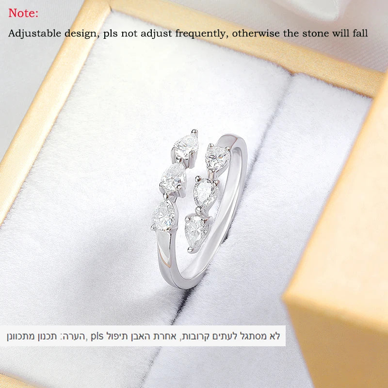 Crown Moissanite Ring