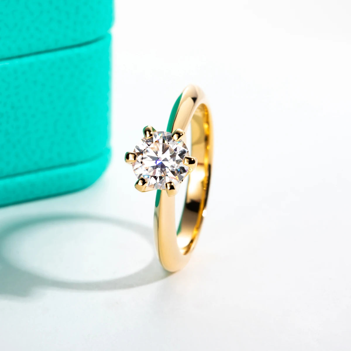 Moissanite Engagement Ring