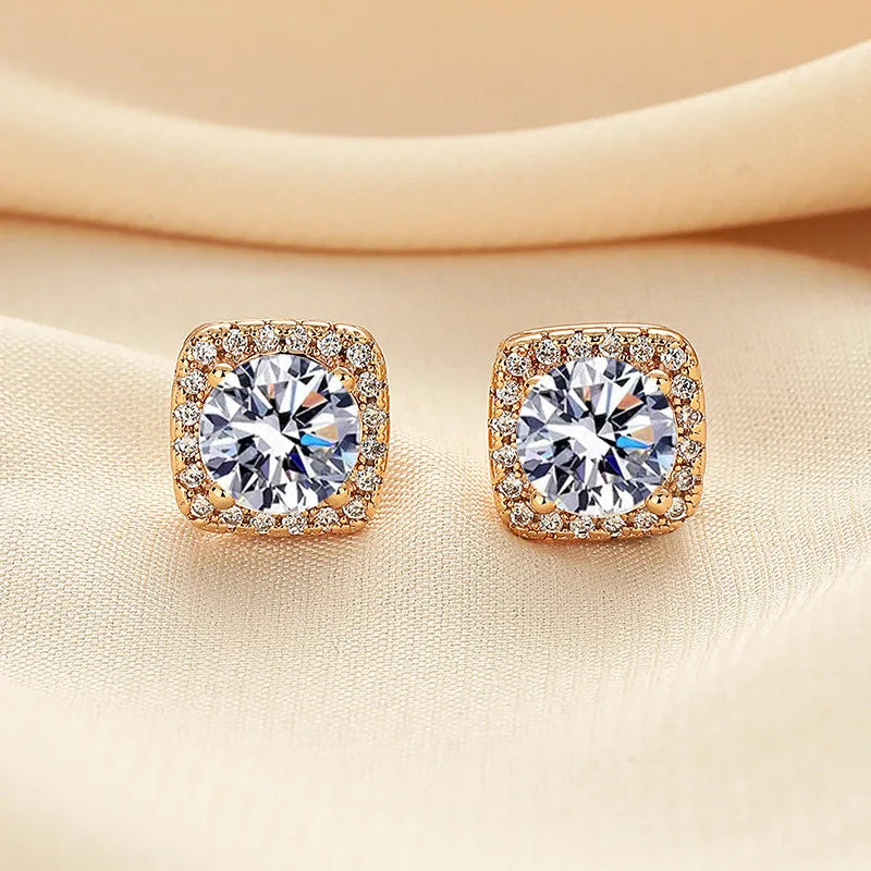 Moissanite Stud Earrings