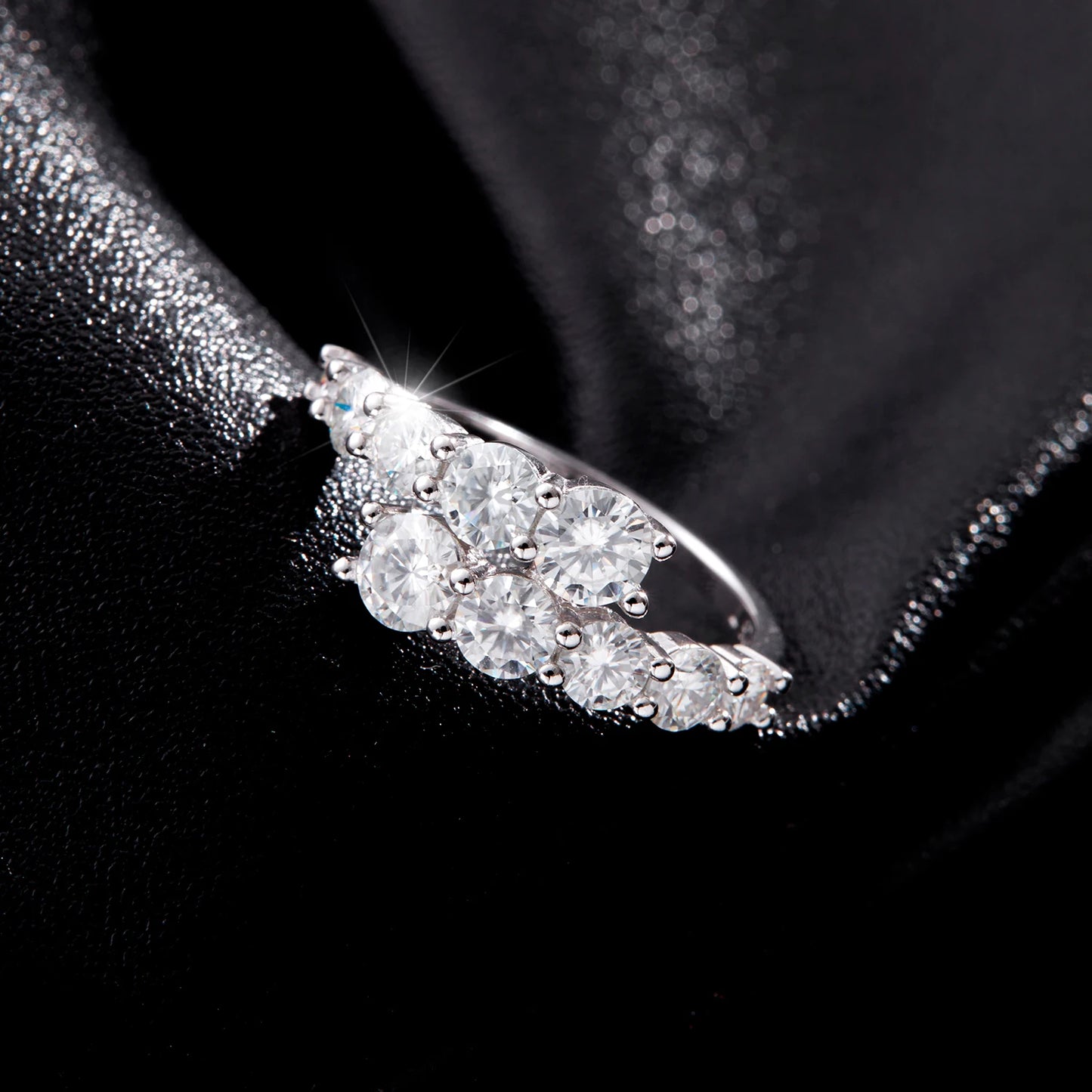 Round CZ Eternity Band Ring